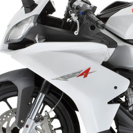 Sticker RS4 right side Aprilia 125 RS4 4T White Racing 