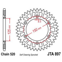 Aluminium Rear Race Sprocket 49 Teeth JTA897 JT Sprockets