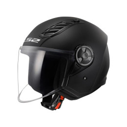 Jet Helmet LS2 OF616 Airflow II Solid Matte Black