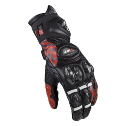Gloves mid-season LS2 Feng Racing Men - Black/Red