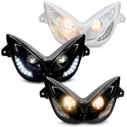 Twin LED Angel eyes Yamaha Aerox 50 &lt;13 AllPro