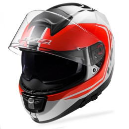Helmet Full Face LS2 FF397 Vector FT2 Wake White Black Red