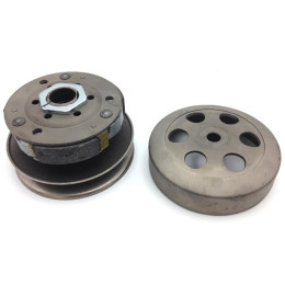 Kit pulleys with clutch and bell Piaggio 50cc &lt;98 d=107mm AllPro