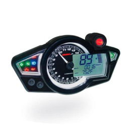 Speedometer KOSO RX1N GP Style CE - Display Black / White Light