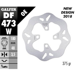 Brake Disc front Booster / BW's Galfer Wave d=180mm thickness 3.5mm