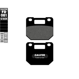 Brake Pads for brake caliper Voca/Stage6 4 pistons Galfer - Semi-metal