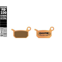 Brake Pads Sintered Off-Road - KTM SX 65cc Rear 04-08 and as from 09 Galfer