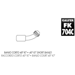 Short Banjo 40º K7 Galfer