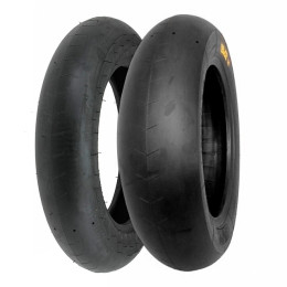 Tyre Set 100/90-12 + 120/80-12 Slick PMT