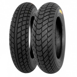 Tyre Set 100/90-12 + 120/80-12 Rain PMT