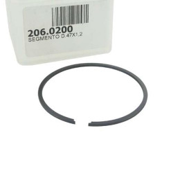 Piston Ring d.47x1,2 Polini - Iron casting/Grey 