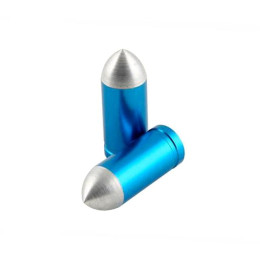 Bullet STR8 valve plugs - blue
