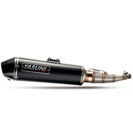 Exhaust Yamaha X-Max 300 Yasuni 4 Stroke CE-approval - black carbon silencer