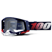Offroad Goggles 100% Racecraft 2 Republic - Clear Lens