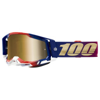 Offroad Goggles 100% Racecraft 2 United - True Gold Lens
