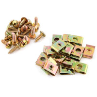 Screws and Clips for fairings M4x10 20 units Allpro