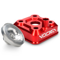 Cylinder Head VOCA CNC Race-Head 54mm Yamaha DT LC/D - Red