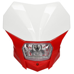 Lampe frontale Bagus Enduro Universal AllPro rouge/blanc